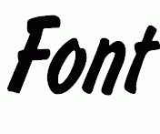   BrushType Bold Italic